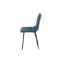 Chaise Romimex Bleu Velours Métal 45 x 89 x 55 cm de Romimex, Chaises - Réf : D1616261, Prix : 50,29 €, Remise : %