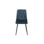 Chaise Romimex Bleu Velours Métal 45 x 89 x 55 cm de Romimex, Chaises - Réf : D1616261, Prix : 50,29 €, Remise : %