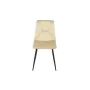 Chair Romimex Beige Velvet Metal 45 x 89 x 55 cm by Romimex, Dining Chairs - Ref: D1616545, Price: 50,29 €, Discount: %