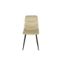 Chair Romimex Beige Velvet Metal 45 x 89 x 55 cm by Romimex, Dining Chairs - Ref: D1616549, Price: 50,29 €, Discount: %