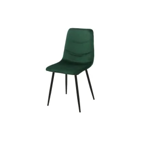 Chaise Romimex Vert Velours Métal 45 x 89 x 55 cm de Romimex, Chaises - Réf : D1616550, Prix : 50,29 €, Remise : %