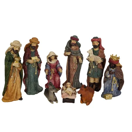 Ensemble de Figurines Romimex Multicouleur Résine 9 x 20 x 9 cm Naissance/Crèche Rois Mages 9 Pièces de Romimex, Noël - Réf :...