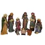 Set of Figures Romimex Multicolour Resin 9 x 20 x 9 cm Nativity/Bethlehem Three Kings 9 Pieces by Romimex, Christmas - Ref: D...