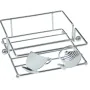 Serviettenring für den Tisch Alexandra House Living Silberfarben Metall 22 x 7 x 19 cm von Alexandra House Living, Regale und...