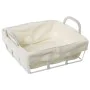 Cesta do Pão Alexandra House Living Branco Metal Tecido 22 x 11 x 20 cm de Alexandra House Living, Armazenamento de alimentos...