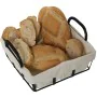 Cesta do Pão Alexandra House Living Branco Metal Tecido 22 x 11 x 20 cm de Alexandra House Living, Armazenamento de alimentos...