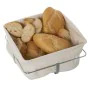 Breadbasket Alexandra House Living White Metal Cloth 22 x 10 x 22 cm by Alexandra House Living, Food storage - Ref: D1620723,...