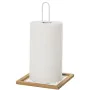 Suporte para Rolos de Papel de Cozinha Alexandra House Living Branco Castanho Madeira Metal 18 x 30 x 18 cm de Alexandra Hous...