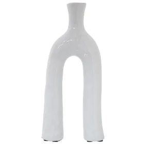 Candelabro Alexandra House Living Bianco Ceramica 16 x 32 x 5 cm di Alexandra House Living, Candelieri e portacandele - Rif: ...