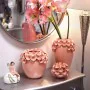 Vase Alexandra House Living Pink Ceramic 25 x 24 x 25 cm by Alexandra House Living, Vases - Ref: D1621311, Price: 67,66 €, Di...