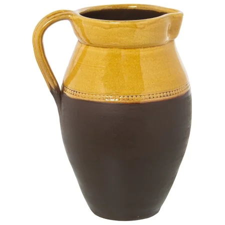 Vase Alexandra House Living Yellow Ceramic 21 x 29 x 21 cm by Alexandra House Living, Vases - Ref: D1621514, Price: 30,07 €, ...