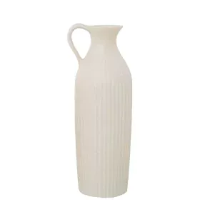 Vase Alexandra House Living Cream Ceramic 14 x 36 x 14 cm by Alexandra House Living, Vases - Ref: D1621548, Price: 54,28 €, D...