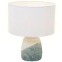 Desk lamp Alexandra House Living Blue White Beige Ceramic 60 W 35 x 42 x 35 cm by Alexandra House Living, Bedside and Table L...