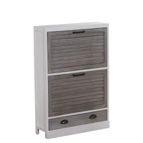 Shoe Rack Alexandra House Living White Grey 65 x 94 x 20 cm 2 drawers by Alexandra House Living, Shoe organisers - Ref: D1623...