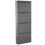 Shoe Rack Alexandra House Living Grey 50 x 136 x 15 cm 4 drawers by Alexandra House Living, Shoe organisers - Ref: D1623887, ...