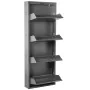 Shoe Rack Alexandra House Living Grey 50 x 136 x 15 cm 4 drawers by Alexandra House Living, Shoe organisers - Ref: D1623887, ...