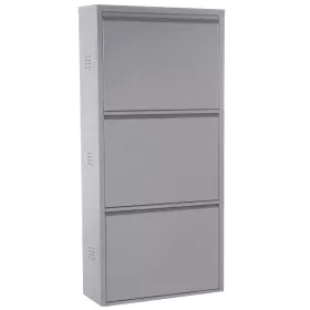 Shoe Rack Alexandra House Living Grey 50 x 103 x 15 cm 3 drawers by Alexandra House Living, Shoe organisers - Ref: D1623888, ...