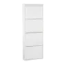 Sapateira Alexandra House Living Branco 50 x 136 x 15 cm 4 gavetas de Alexandra House Living, Sapateiras - Ref: D1623895, Pre...