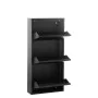 Shoe Rack Alexandra House Living Black 50 x 103 x 15 cm 3 drawers by Alexandra House Living, Shoe organisers - Ref: D1623897,...