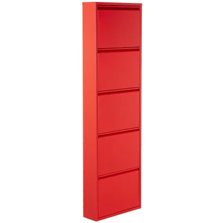 Sapateira Alexandra House Living Vermelho 50 x 170 x 15 cm 5 gavetas de Alexandra House Living, Sapateiras - Ref: D1623900, P...