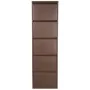 Shoe Rack Alexandra House Living Brown 50 x 170 x 15 cm 5 drawers by Alexandra House Living, Shoe organisers - Ref: D1623902,...