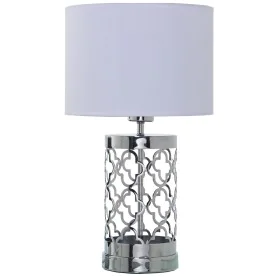 Lampada da tavolo Alexandra House Living Multicolore Argentato Metallo 40 W 25 x 44 x 25 cm di Alexandra House Living, Lampad...