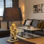 Desk lamp Alexandra House Living Black Gold Golden Plastic 40 W 31 x 51 x 31 cm Monkey by Alexandra House Living, Bedside and...