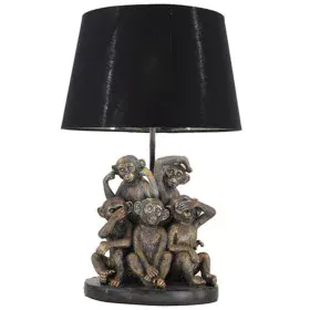 Lampe de bureau Alexandra House Living Noir Or Doré Plastique 40 W 31 x 48 x 31 cm Singes de Alexandra House Living, Lampes d...