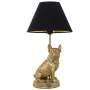 Tischlampe Alexandra House Living Schwarz Gold Kunststoff 40 W 26 x 46 x 26 cm Hund von Alexandra House Living, Tisch- & Nach...