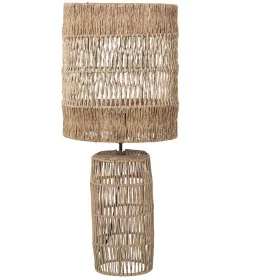 Desk lamp Alexandra House Living Brown Rattan Natural Fibre 40 W 25 x 210 x 60 cm by Alexandra House Living, Bedside and Tabl...