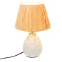 Desk lamp Alexandra House Living White Brown Ceramic 60 W 23 x 33 x 23 cm by Alexandra House Living, Bedside and Table Lamps ...