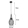 Deckenlampe Alexandra House Living Schwarz Metall 60 W 17 x 37 x 17 cm von Alexandra House Living, Deckenleuchten - Ref: D162...