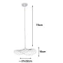 Lampadario Alexandra House Living Bianco Metallo 60 W 37 x 10 x 32 cm di Alexandra House Living, Plafoniere - Rif: D1624047, ...