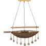 Lampadario Alexandra House Living Marrone Naturale Metallo 60 W 80 x 104 x 30 cm di Alexandra House Living, Plafoniere - Rif:...