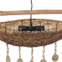 Lampadario Alexandra House Living Marrone Naturale Metallo 60 W 80 x 104 x 30 cm di Alexandra House Living, Plafoniere - Rif:...