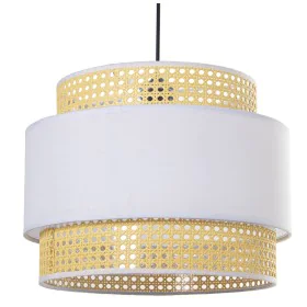 Lampadario Alexandra House Living Bianco Multicolore vimini 40 W 40 x 30 x 40 cm di Alexandra House Living, Plafoniere - Rif:...