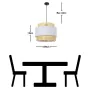 Lampadario Alexandra House Living Bianco Multicolore vimini 40 W 40 x 30 x 40 cm di Alexandra House Living, Plafoniere - Rif:...