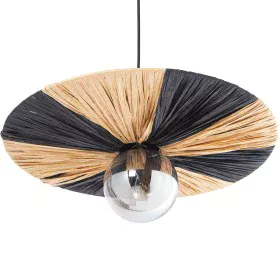 Candeeiro de teto Alexandra House Living Castanho Rotim Fibra natural 45 x 20 x 45 cm de Alexandra House Living, Iluminação d...