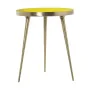 Mesa de apoio Alexandra House Living Amarelo Dourado 38 x 43 x 38 cm de Alexandra House Living, Mesas auxiliares - Ref: D1624...