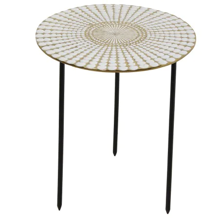 Mesa de apoio Alexandra House Living Preto Dourado 41 x 50 x 41 cm de Alexandra House Living, Mesas auxiliares - Ref: D162451...