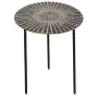 Table d'appoint Alexandra House Living Noir Doré 36 x 45 x 36 cm de Alexandra House Living, Tables de service - Réf : D162451...