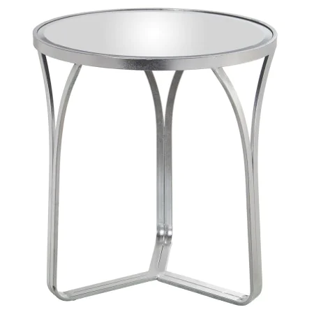 Mesa de apoio Alexandra House Living Transparente Prateado 54 x 59 x 54 cm de Alexandra House Living, Mesas auxiliares - Ref:...