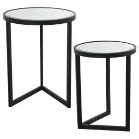 Set of 2 tables Alexandra House Living Black Silver by Alexandra House Living, Side Tables - Ref: D1624527, Price: 137,46 €, ...