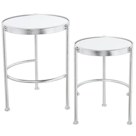 Set of 2 tables Alexandra House Living Silver by Alexandra House Living, Side Tables - Ref: D1624529, Price: 130,80 €, Discou...