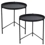 Jeu de 2 tables Alexandra House Living Noir de Alexandra House Living, Tables de service - Réf : D1624538, Prix : 73,31 €, Re...