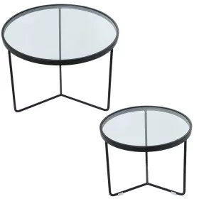 Jeu de 2 tables Alexandra House Living Noir de Alexandra House Living, Tables de service - Réf : D1624540, Prix : 187,68 €, R...