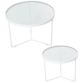 Jeu de 2 tables Alexandra House Living Blanc de Alexandra House Living, Tables de service - Réf : D1624541, Prix : 166,39 €, ...