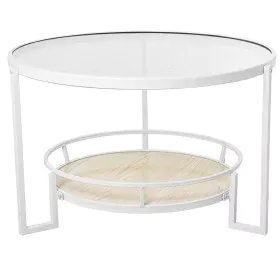 Mesa de apoio Alexandra House Living Branco Castanho 70 x 45 x 70 cm de Alexandra House Living, Mesas auxiliares - Ref: D1624...