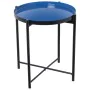 Mesa de apoio Alexandra House Living Azul Preto 50 x 52 x 50 cm de Alexandra House Living, Mesas auxiliares - Ref: D1624590, ...