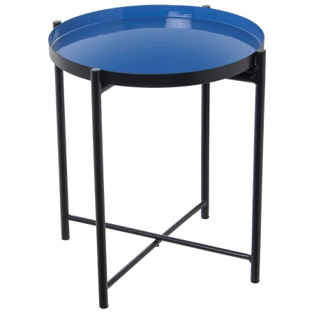 Side table Alexandra House Living Blue Black 50 x 52 x 50 cm by Alexandra House Living, Side Tables - Ref: D1624590, Price: 8...